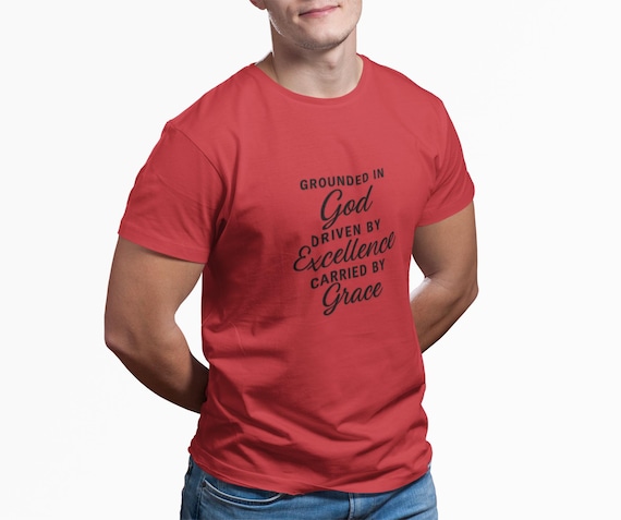 Inspirational Unisex T-Shirt, God Excellence Grace Tee for Faith, Casual Wear, Gifts for Her/Him, Church Events, Motivational Apparel