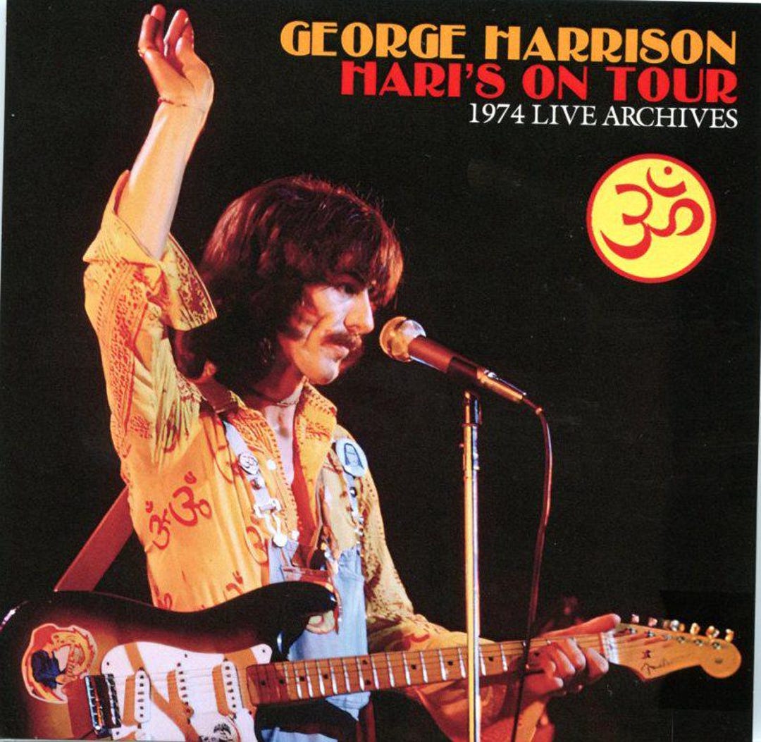 George Harrison Hari's on Tour 1974 Live Archive CD / DVD - Etsy