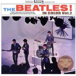 The Beatles in Color Vol 2 DVD Historic Beatles Film Previously Only in B&W