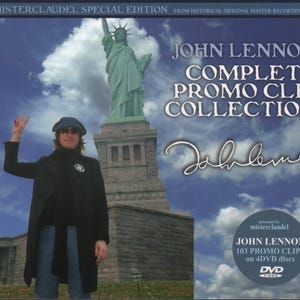 John Lennon Complete Promo Clip Collection 4 DVD Set Very Rare