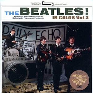The Beatles in Color Vol 3 DVD Historic Beatles Film Previously Only in B&W