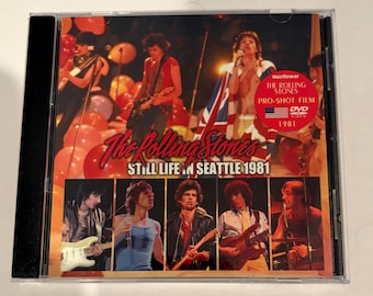 The Rolling Stones Live in Seattle 1981 DVD Still Life in Seattle Professionally Filmed