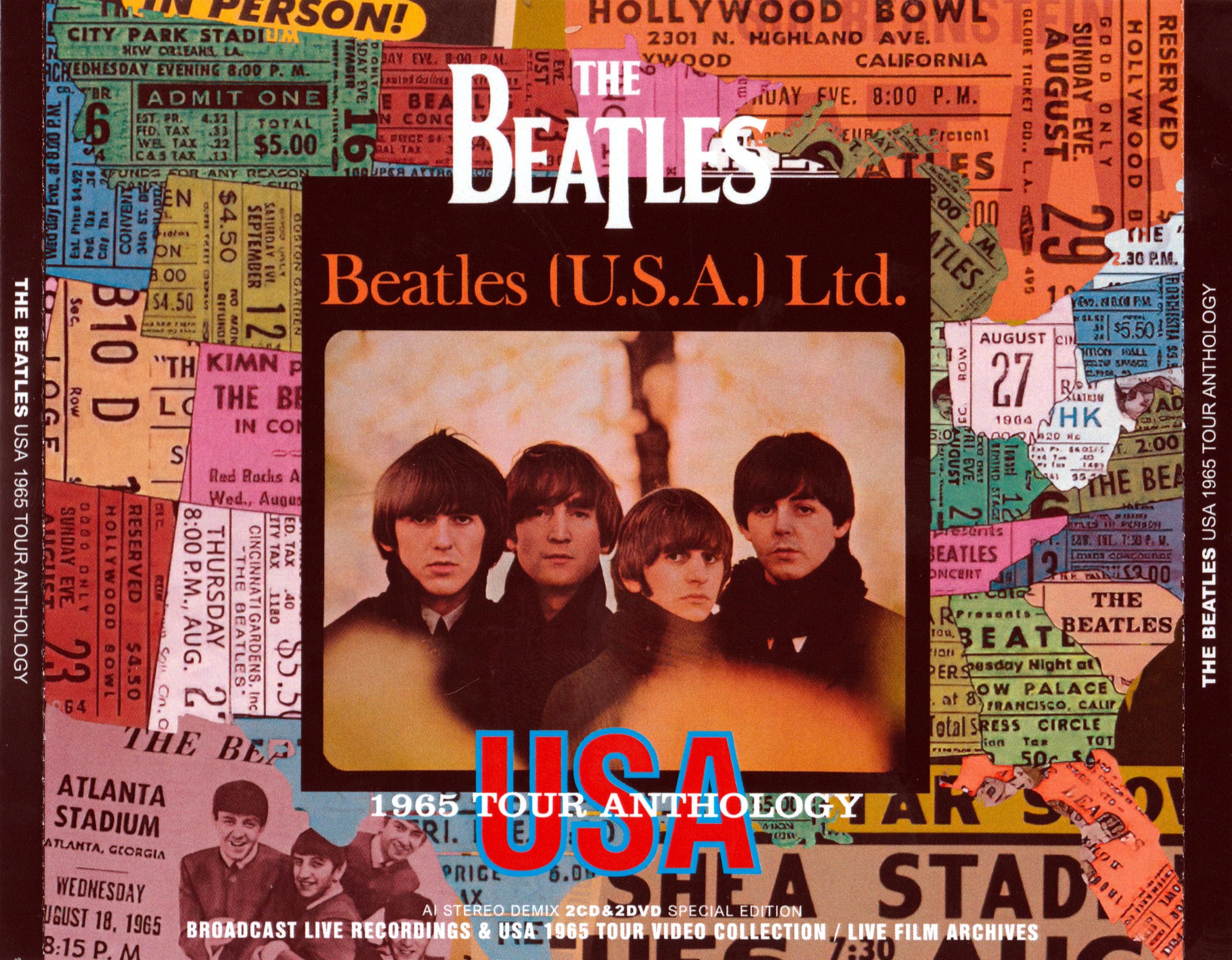 The Beatles USA 1965 Tour Anthology USA 2cd / 2dvd Ed Sullivan 