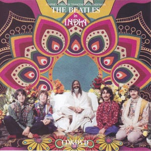 The Beatles in India CD/DVD Journey Through Transcendental Meditation Rare
