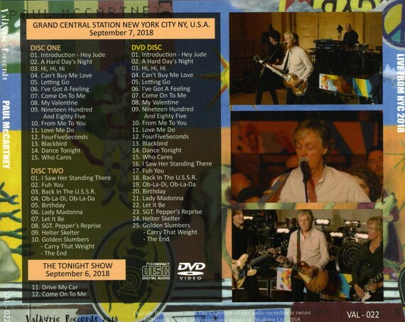 Paul McCartney 放送用CD 2枚セットタイムテーブル付き Amazon.co.jp