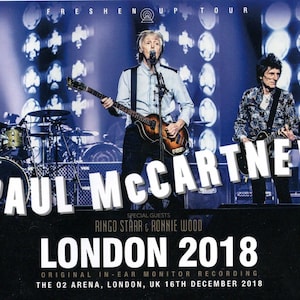 Paul McCartney with Ringo and Ron Wood London 2018 CD In-Ear Monitor 12/16/2018