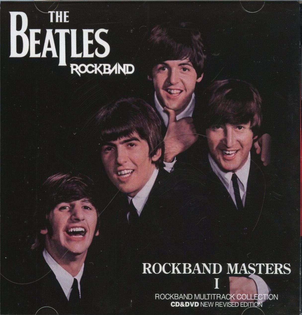 The Beatles Rockband Masters I CD / DVD Set Multitrack Collection