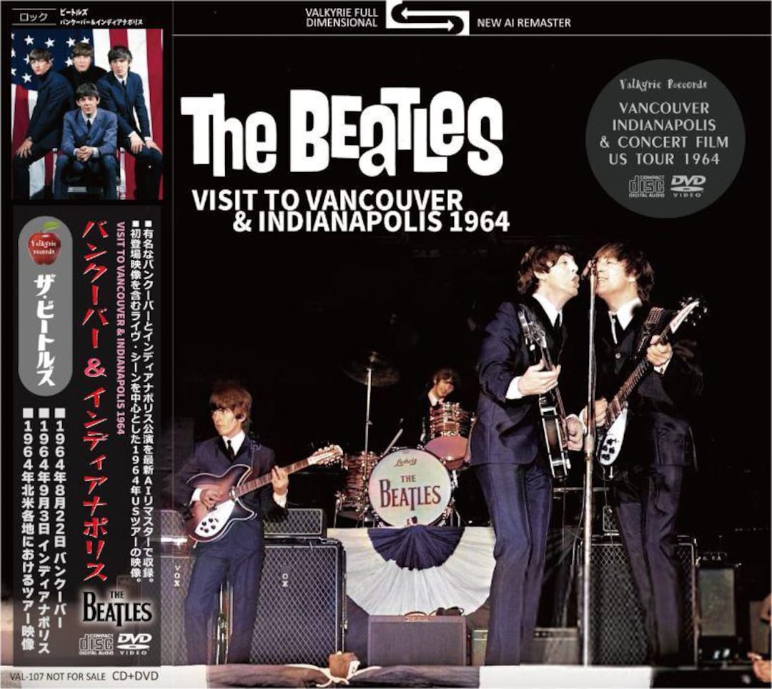 The Beatles Live in Vancouver and Indianapolis 1964 CD &frasl; DVD - Etsy