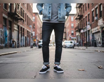 LM Origin™ Phantom Black Sneakers | Unisex Canvas Shoes