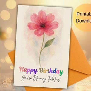 Printable Birthday Card for Her | Digital Birthday Cards | Birthday Card Printable | Birthday Card Digital | Happy Birthday Cards