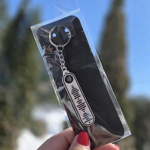 Porte-clés à code Spotify personnalisé | Cadeau musique imprimée en 3D