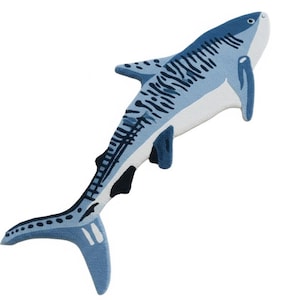 Handmade Wool Shark Rug: Kids Nursery Playroom Decor