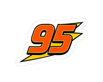 Lightning McQueen #95 Sticker, Disney Pixar Decal