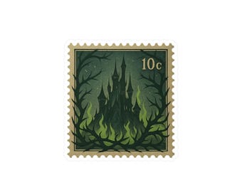 Maleficent Castle Vinyl Decals: Sleeping Beauty Stickers, Laptop Decor