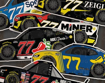 2026 NASCAR Carson Hocevar Stickers