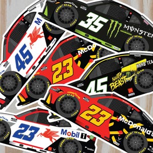 2025NASCAR 23XI Racing Aufkleber