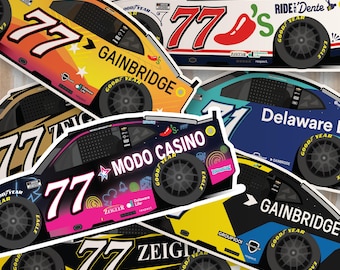 Pegatinas de NASCAR Spire Motorsports 2025
