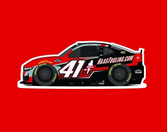 2025 NASCAR Haas Factory Team Stickers