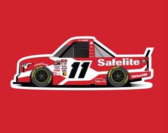 2025 NASCAR Corey Heim Safelite Sticker
