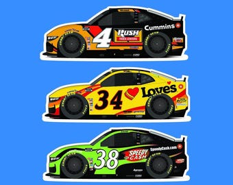 2025 NASCAR Front Row Motorsports Stickers