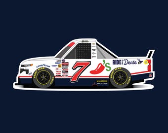 2025 NASCAR Carson Hocevar Chilis Sticker
