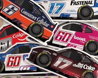 2025 NASCAR Roush Fenway Keselowski Racing Stickers