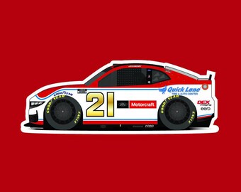2025 NASCAR Josh Berry Ford Motorcraft Sticker