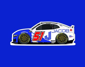 2025 NASCAR Rick Ware Racing Stickers
