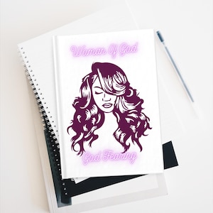 Faith-Inspired Journal for Women, Spiritual Reflection Journal, Christian Notebook, Empowerment Diary, God Is Within Her Notepad
