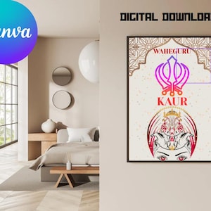 Kaur Poster – Sikh Wall Art Printable (A4 PDF Digital Download)