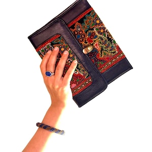 Unique Handcrafted traditional Embroidered hand Bag: Traditional Colorful Design, Mother's day gift