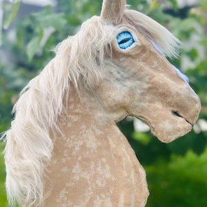 Realistic Palomino Hobby Horse! &quot;KC Karoba&quot;-