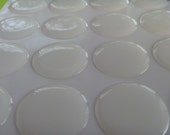 Bottle Cap Supplies 50 one inch round epoxy drops for bottle cap creations