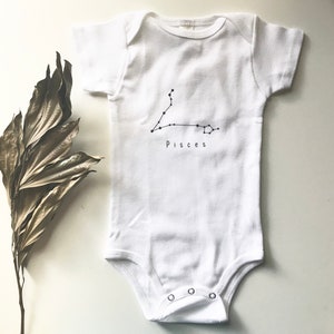 Fische Konstellation Bio Baby Body