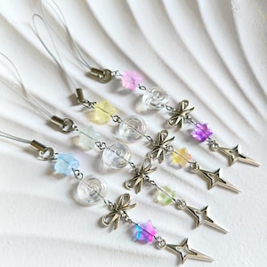 Cute Keychains. Handmade Keychains. Phone Keychains. Beaded Keychains