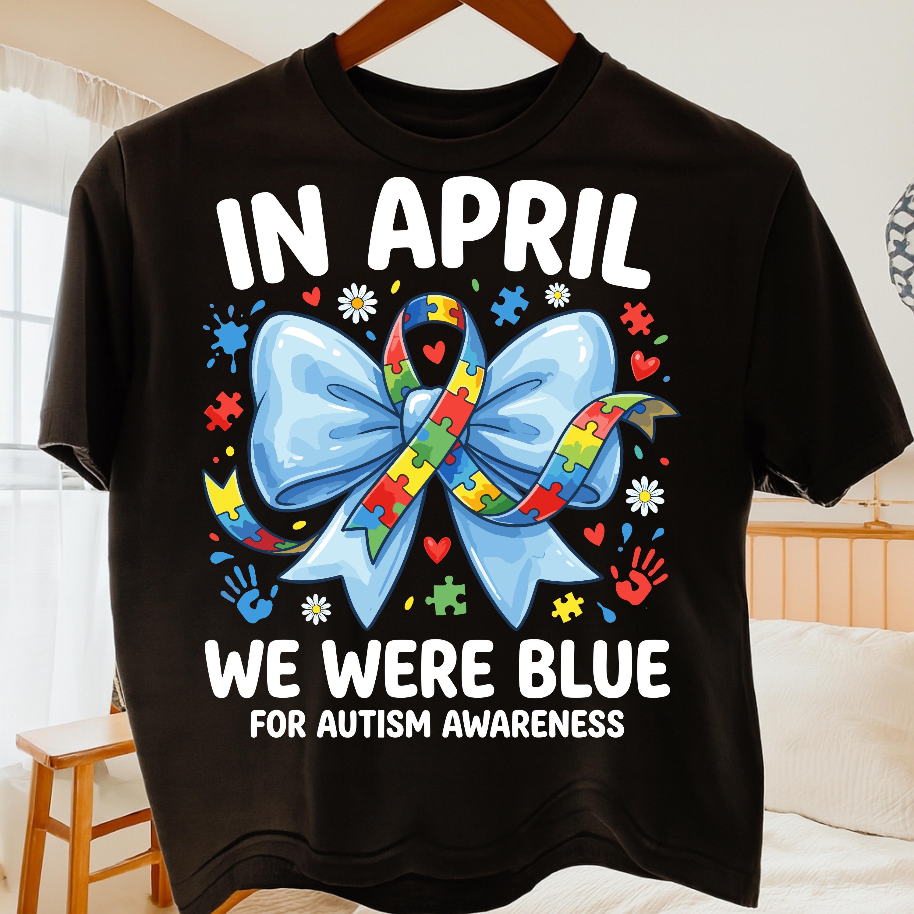 6 Autism Awareness PNG Bundle, Puzzle Ribbon Support Squad Design ...