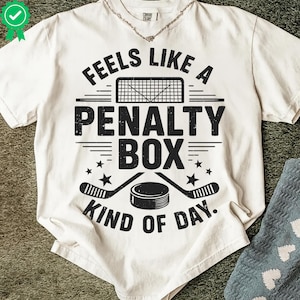 Parece un día de penalti PNG SVG, diseño de meme de hockey divertido, clipart de portero de hockey sobre hielo, archivo digital de camiseta con humor deportivo