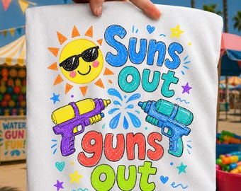 Kids Summer Shirt SVG PNG, Summer Vacation Clipart, Water Fun Kids Design, Trendy Summer PNG, Popular Kids Sublimation File