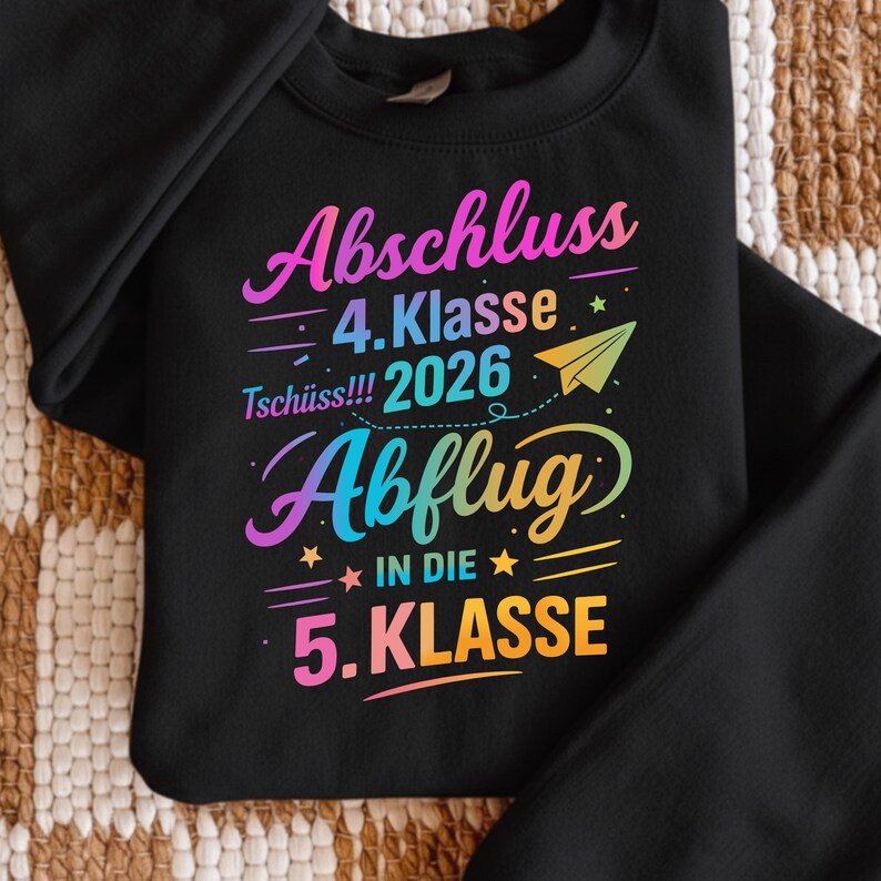 Abschluss 2026 PNG SVG, Abflug in Die 5 Klasse Schulkind Design ...
