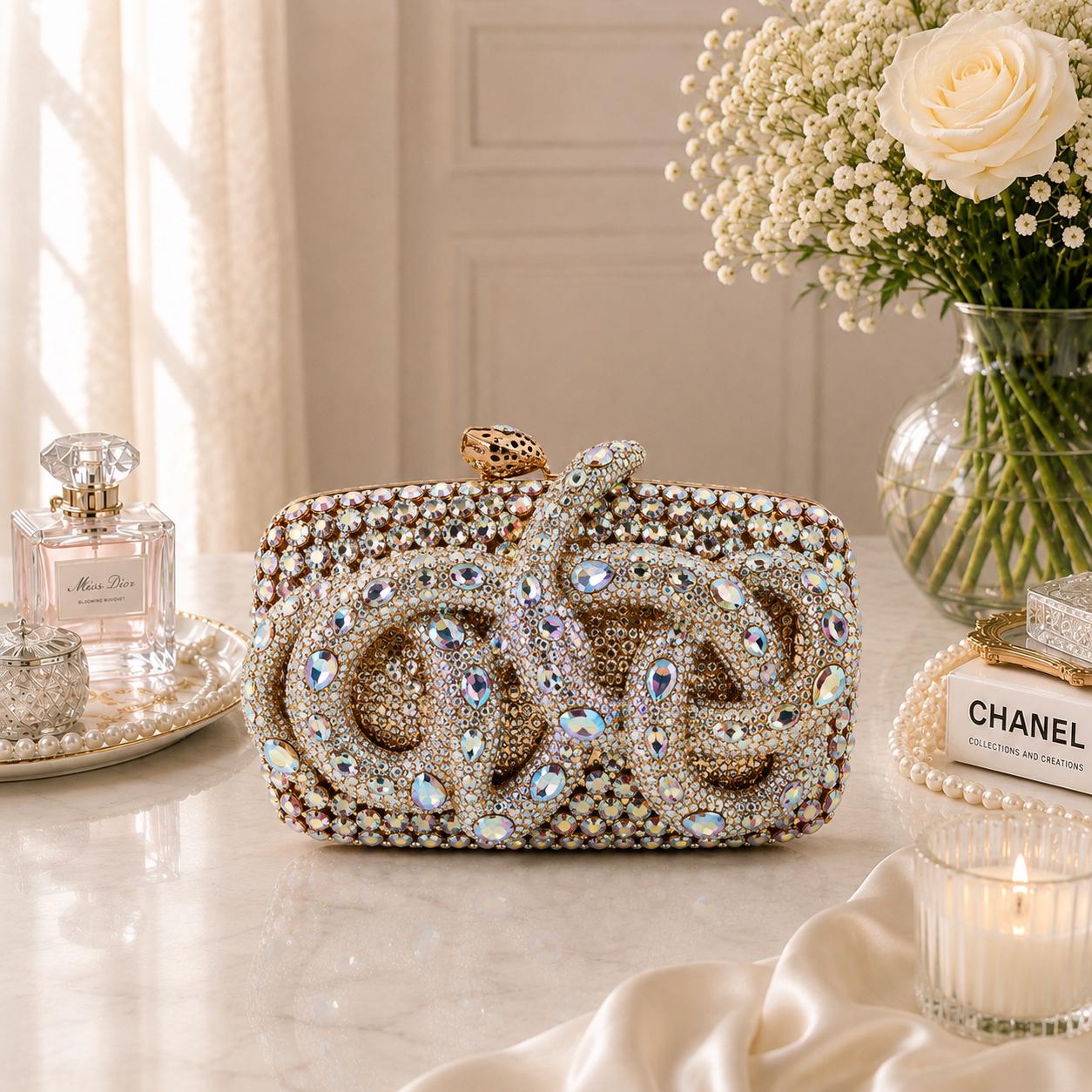 Crystal Chanel Bag - Etsy