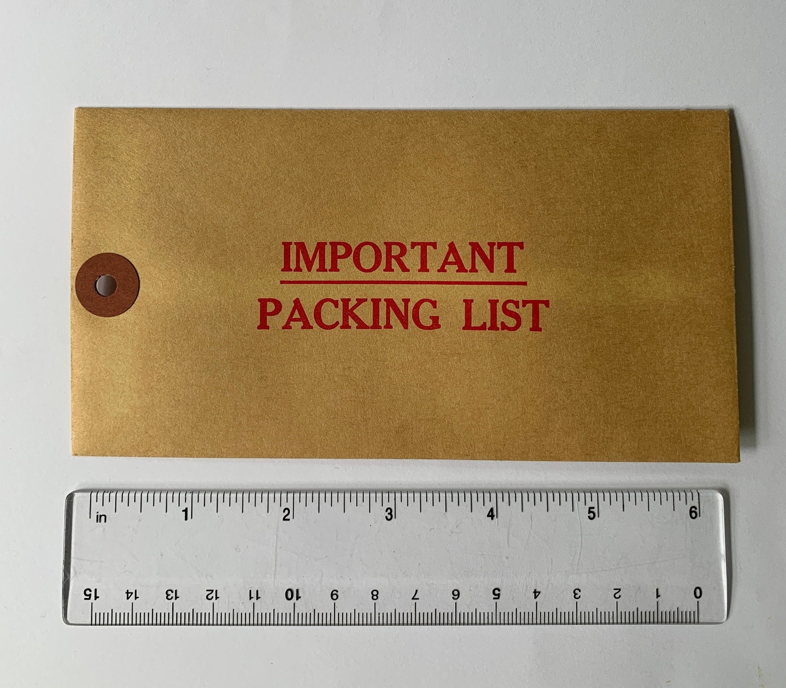 Vintage Packing List Envelopes 3 Reinforced Hole. Junk Etsy