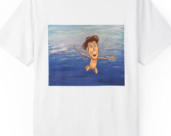 Nevermind Toy Story T-Shirt | Surfer Boy Pool Art Tee