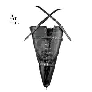 Lace Up Arm Binder – Fetish Bondage Restraint Gear