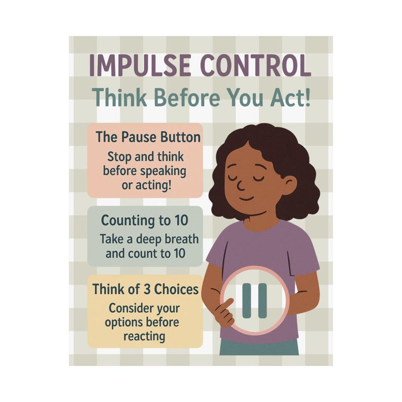 Executive Functioning Poster for Elementary School Teachers Therapist and Special Education Classrooms Therapist Office Decor Classroom Art Bild 2