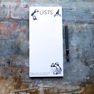 Pleasant Puffins List Pad