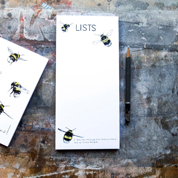 List Pad - Busy Bees