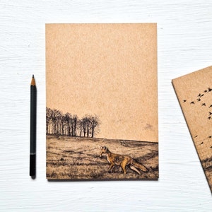 Blocco da disegno/Quaderno - Segui la volpe