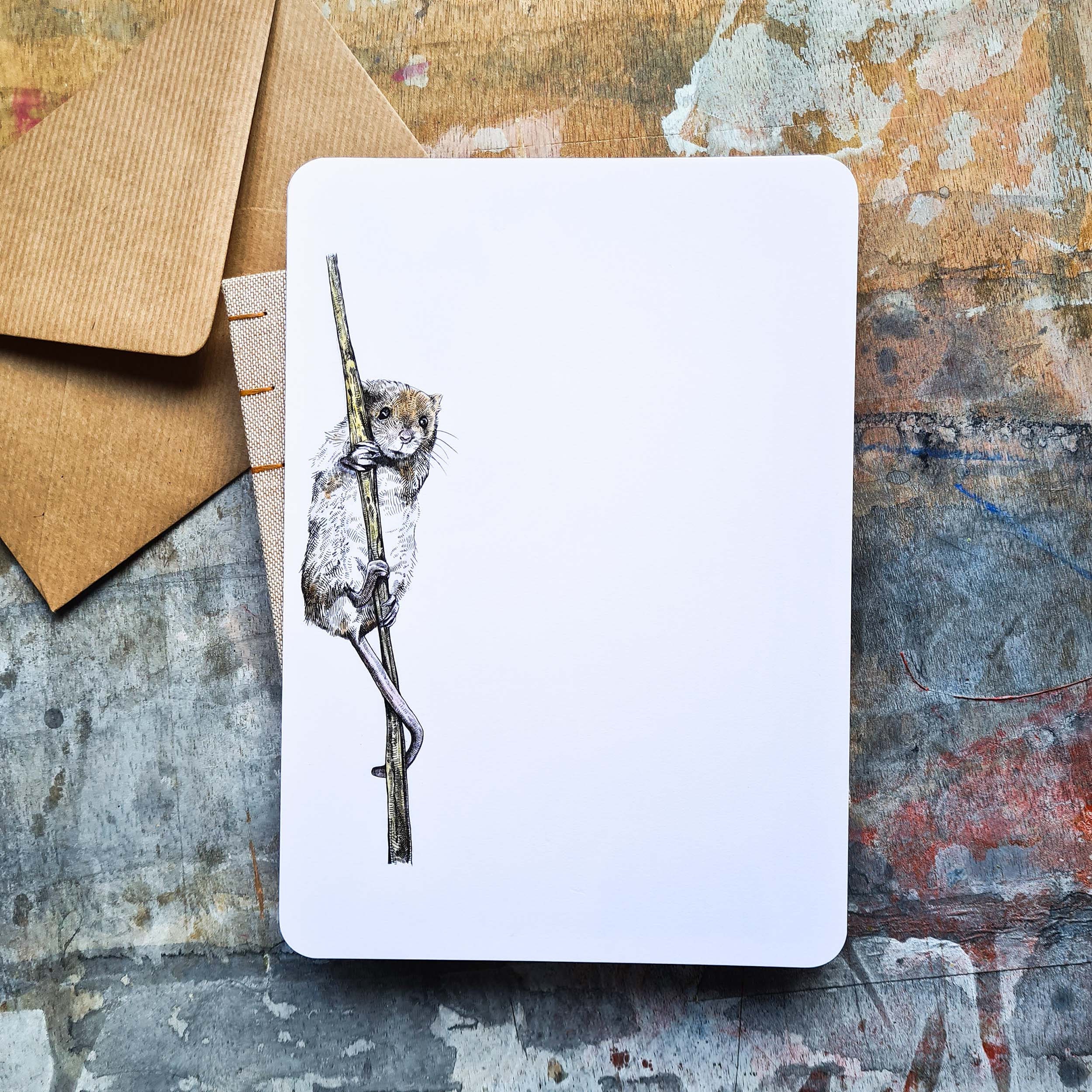 Letter Writing Set - British Mammals - Illustrated Writing Paper, Wil…