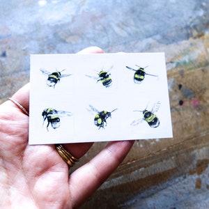 Bumblebees Mini Stickers Sheet