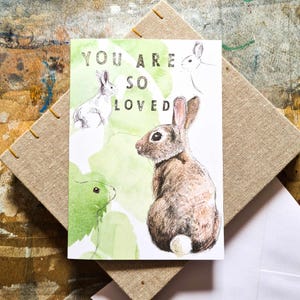 You Are So Loved – Hasen Karte – Innenseite blanko